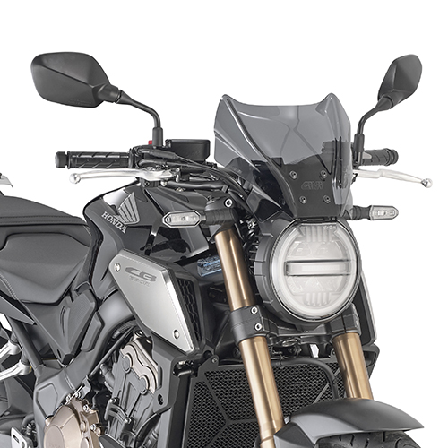 GIVI PLEXI PRE HONDA CB 650 R (19-21)/YAMAHA MT-07/MT-09/SP (21-22)/CF MOTO 700 CL-X 1173S