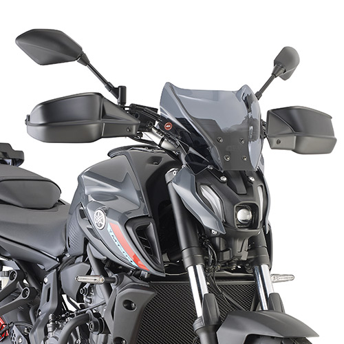 GIVI PLEXI PRE HONDA CB 650 R (19-21)/YAMAHA MT-07/MT-09/SP (21-22)/CF MOTO 700 CL-X 1173S