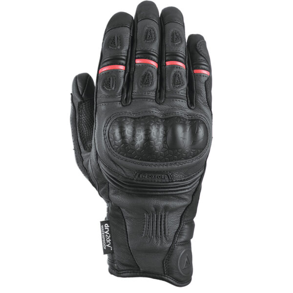 Rukavice na motocykel Oxford Advanced Mondial krátke čierne Veľkosť: 2XL