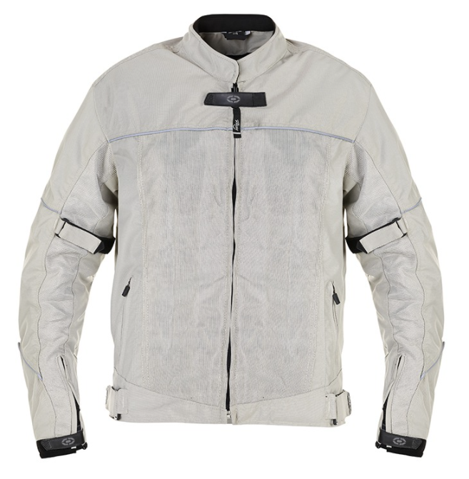 Bunda na motocykel 4SQUARE Mercury sivá Veľkosť: S