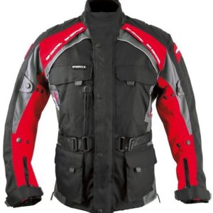 Bunda na motorku Roleff Liverpool čierno-červená Veľkosť: 2XL