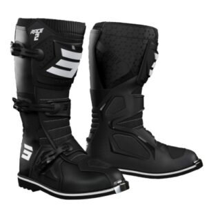 Topánky na motocykel Shot Race 2 bielo-čierne