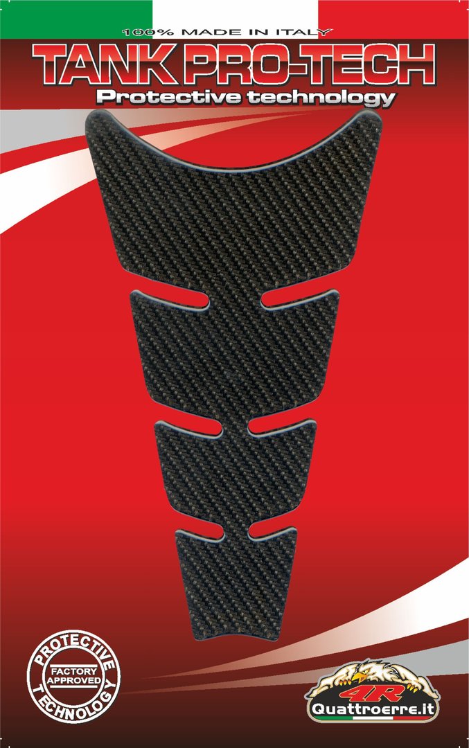 QUATTROERRE 3D NÁLEPKA NA NÁDRŽ CARBON