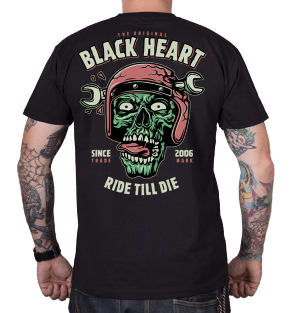 Pánske tričko Black Heart Ride Till Die Veľkosť: 3XL