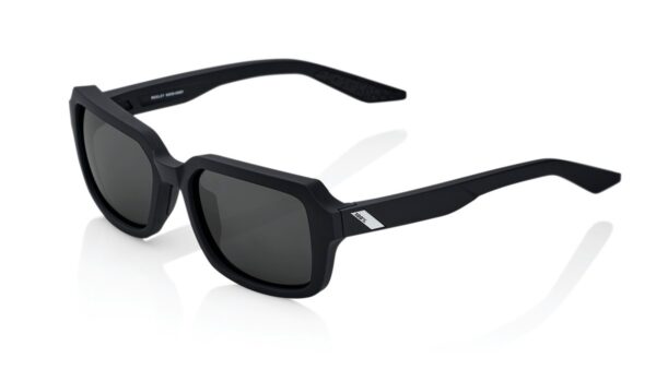Slnečné okuliare 100% RIDELEY Soft Tact Black čierne (sivá sklá)