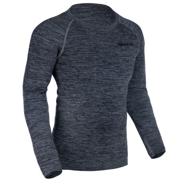 Termo tričko Oxford Advanced Base Layer čierno-šedé - dlhý rukáv Veľkosť: L/XL