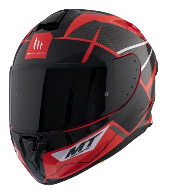 Integrálna prilba na motocykel MT FF106 Pro Targo Pro Podium D5 červeno-čierna Veľkosť: L
