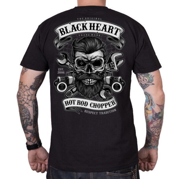 Pánske tričko Black Heart Respect Tradition Veľkosť: 3XL