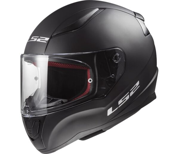 Detská integrálna prilba na motocykel LS2 FF353 Rapid Mini Single Mono matná čierna Veľkosť: S