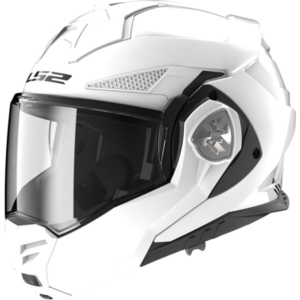 Preklápacia prilba na motocykel LS2 FF901 Advant X Solid biela Veľkosť: XS