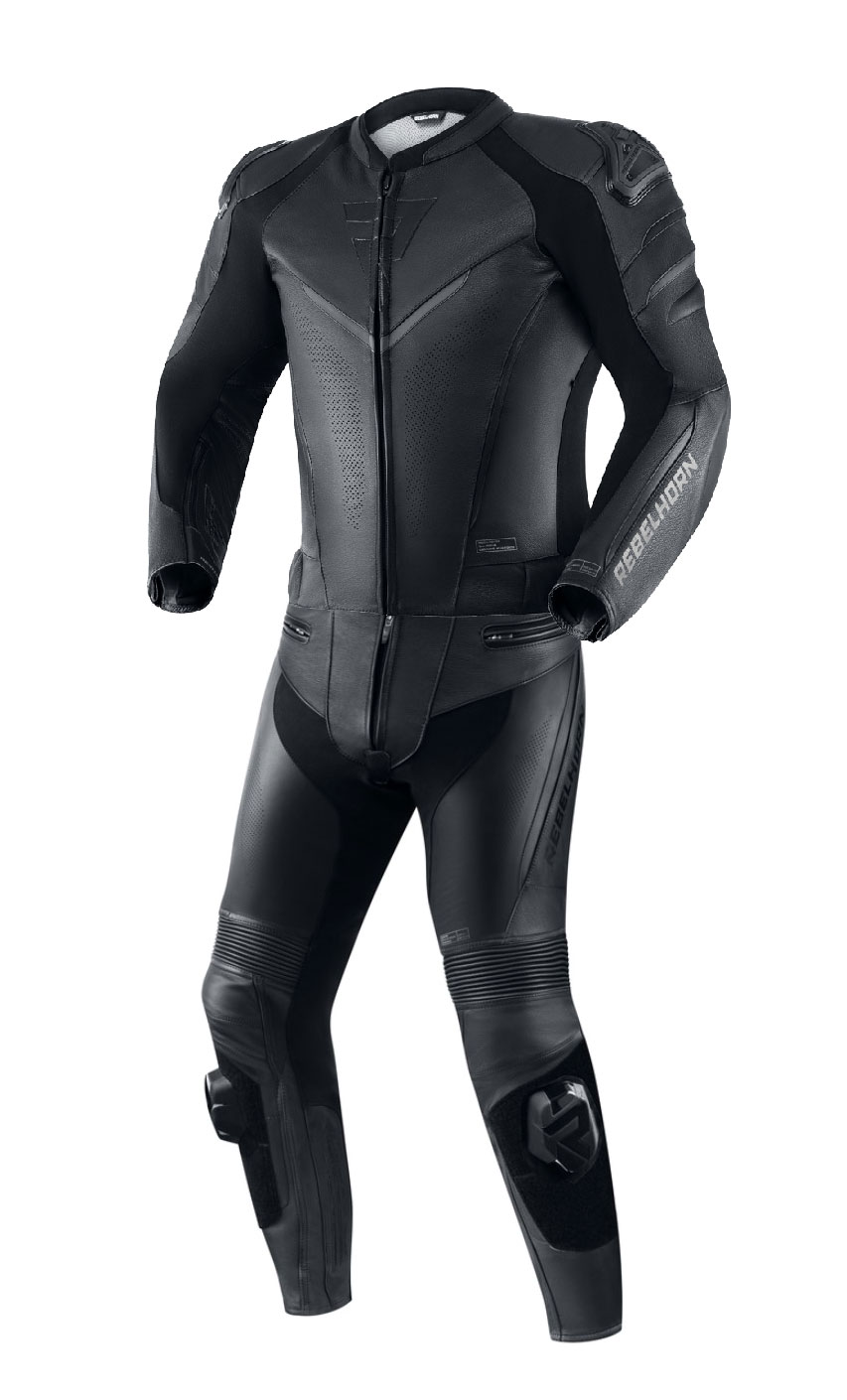 Kombinéza na motocykel Rebelhorn Fighter čierná Veľkosť: 46
