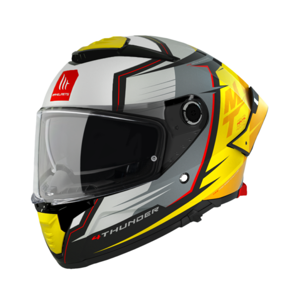 Integrálna prilba na motocykel MT Thunder 4 SV Pental B3 šedo-žltá Veľkosť: S