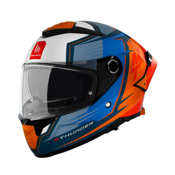 Integrálna prilba na motocykel MT Thunder 4 SV Pental B4 modro-oranžová Veľkosť: XL