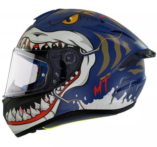 Integrálna prilba na motocykel MT Targo Pro Sharky modrá Veľkosť: XS