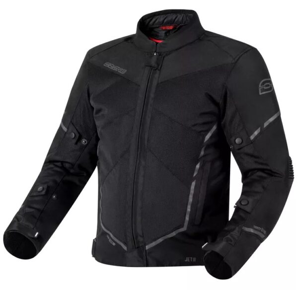 Moto bunda Ozone Jet II čierna Veľkosť: L