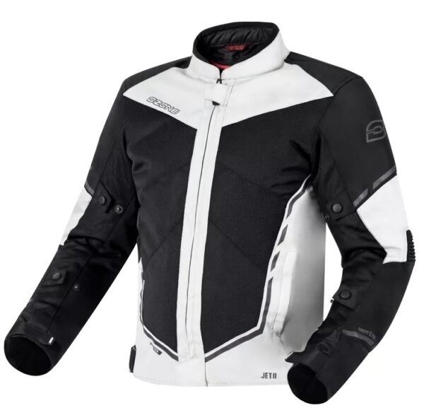 Moto bunda Ozone Jet II šedo-čierna Veľkosť: XS