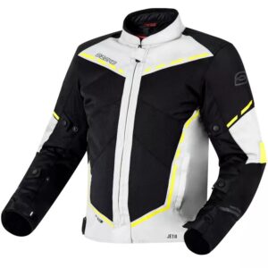 Moto bunda Ozone Jet II šedo-čierno-fluo žltá Veľkosť: M