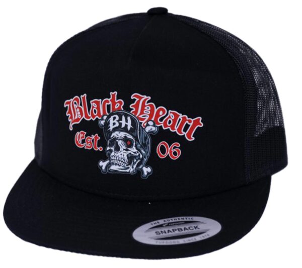 Šiltovka Black Heart Bones