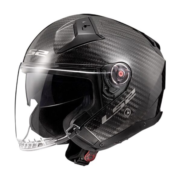 Otvorená prilba na motorku LS2 OF603 Infinity II Carbon-06 čierna lesklá Veľkosť: XS
