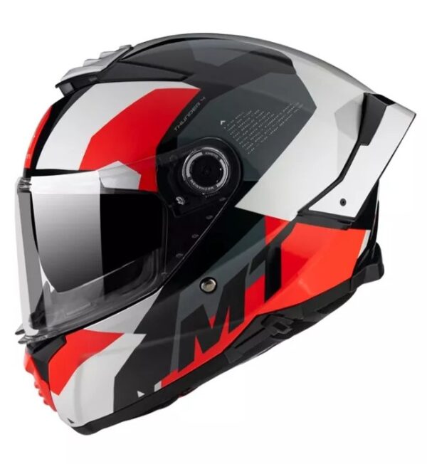 Integrálna prilba na motocykel MT FF118SV Thunder 4 SV Fade červeno-bielo-sivo-čierna Veľkosť: M