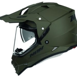 Enduro prilba NOX N312 zelená matná