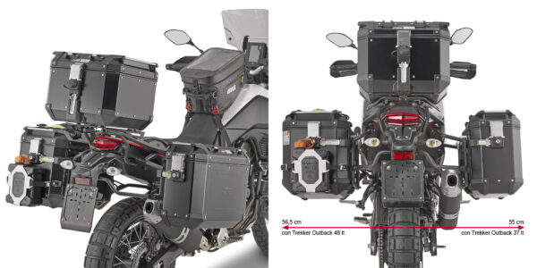 GIVI BOČNÉ NOSIČE YAMAHA T7 TÉNÉRÉ 700/WORLD RAID (19-22) PLO2145CAM