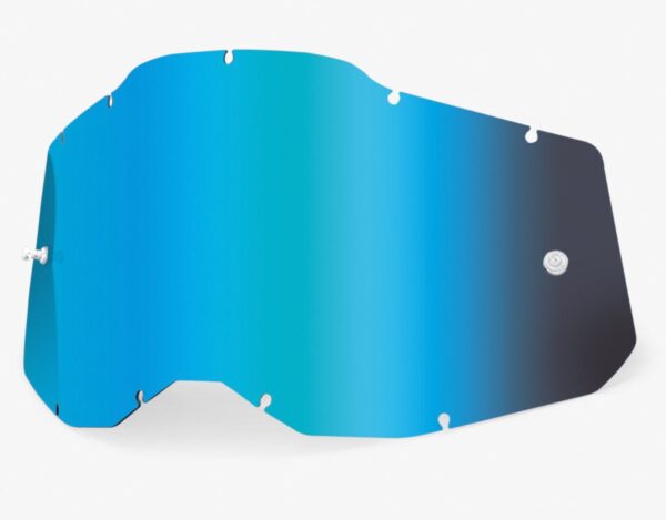 Detské plexi 100% Accura 2 / Strata 2 modré zrkadlové (Anti-fog)