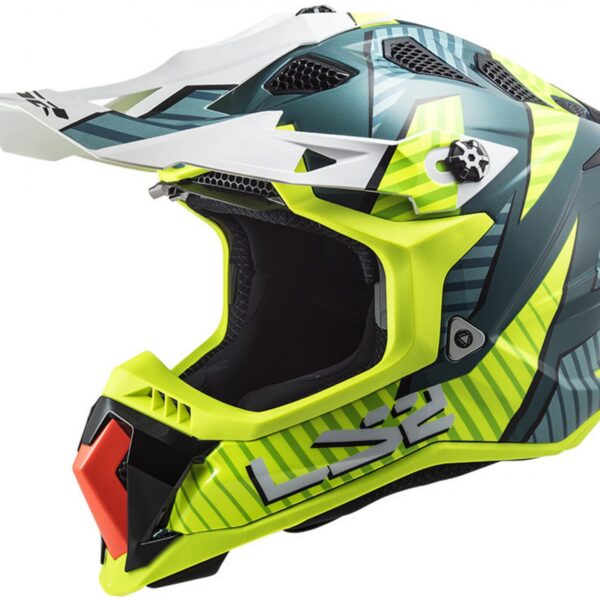 Motokrosová prilba LS2 MX700 Subverter EVO Astro zeleno-fluo žltá Veľkosť: XL