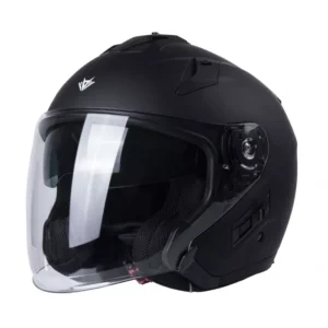 Otvorená prilba na motocykel RSA Active čierna matná