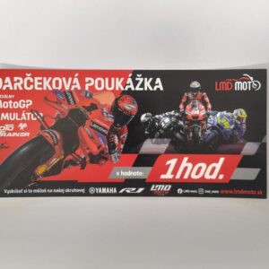 Darčeková poukážka MotoGP SIMULÁTOR 1 hodina